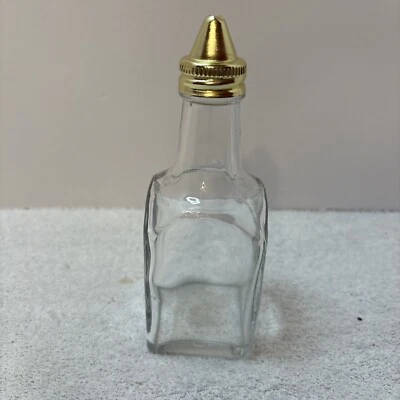 Botella dispensadora de aceite de oliva o vinagre de vidrio transparente Gemco vintage en muy buen estado Foto 1 de 4
