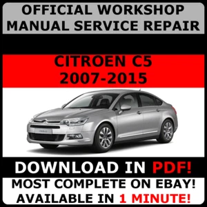 MANUALE DI SERVIZIO OFFICINA UFFICIALE RIPARAZIONE PER CITROEN C5 2007 - 2015 - Foto 1 di 6