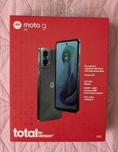 Total by Verizon Prepaid Motorola Moto G 5G (128GB) CDMA - Picture 1 of 2