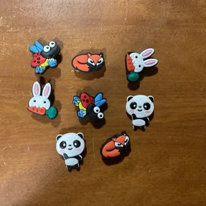 8 Piece Animal Croc Charm Set - Picture 1 of 4