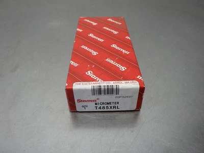 1 ¡NUEVO! Micrómetro Starrett 2mm-25mm/.0001" T485XRL Nº 485 Foto 1 de 3