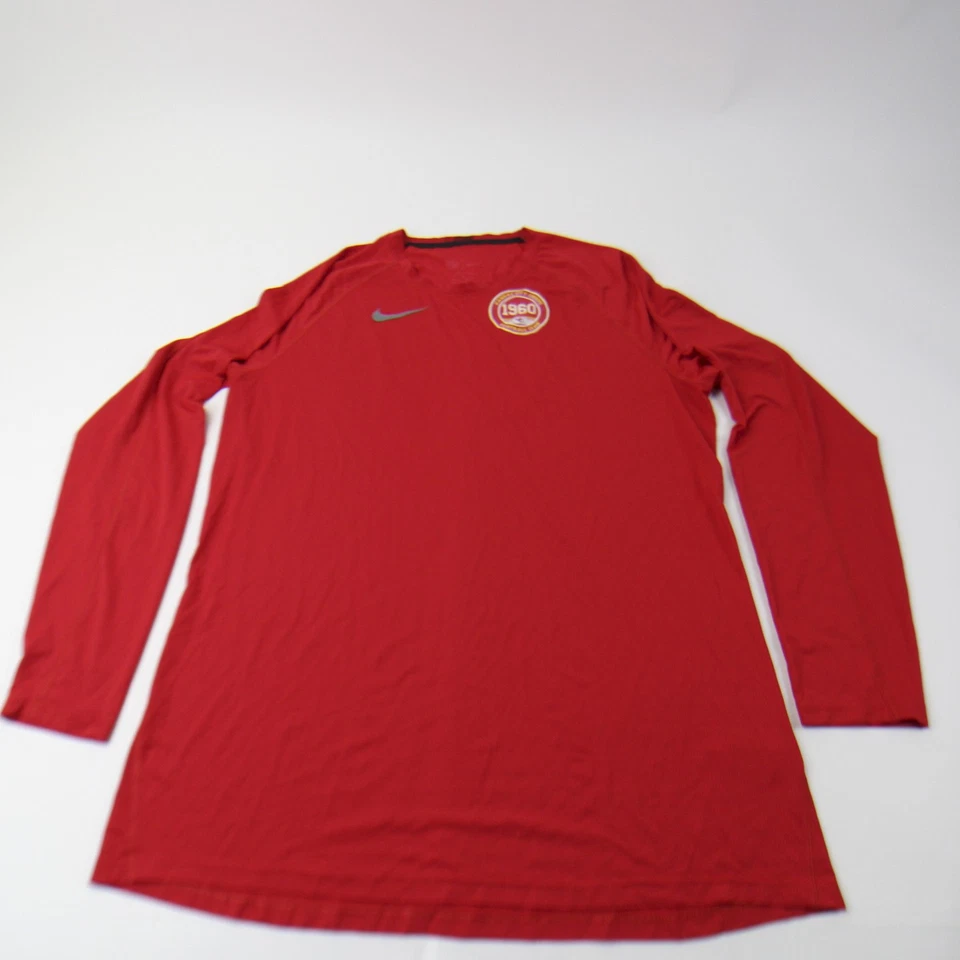 Kansas City Chiefs Nike Pro Dri-Fit Long Sleeve Shirt Men's Red Used - Image 1 of 1