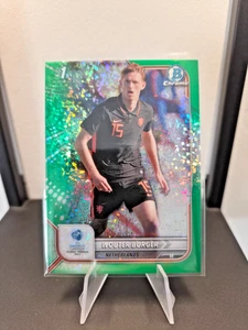 Wouter Burger Topps Bowman Chrome U21 Euro Green Mini Diamand /99 Niederlande - Bild 1 von 2