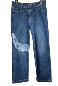 Old Navy Damen Casual Streetwear High-Rise WIDE-LEG DK NICKY Blue Jeans|Gr:6 - Bild 1 von 22