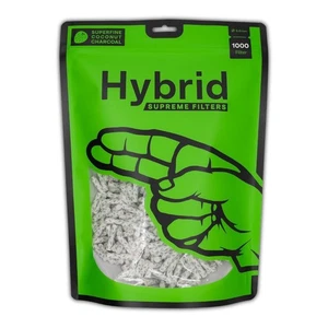 Hybrid Supreme Filters Refill 1000 Activated Carbon Preroll Cigarette Rolling - Picture 1 of 9