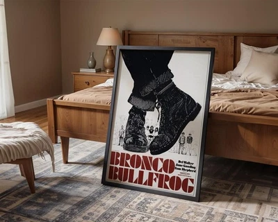 Bronco Bullfrog Vintage Movie Poster, Retro Cinema Film Wall Art Print, NoFrame - Image 1 of 4