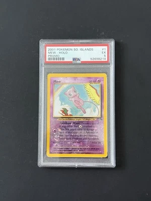 Mew Reverse Holo - 1/18 - Southern Islands Vintage WOTC Promo Pokémon Card PSA 5 - Image 1 of 2