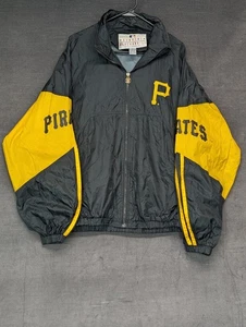 Vintage Pittsburgh Pirates MLB Gr. L Original Merchandise Windbreaker Jacke Zip - Bild 1 von 10