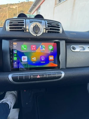 ANDROID 2gb 32gb Smart Fortwo 451 2011-2015 stereo navigatore radio 9" USB WIFI - Image 1 of 4