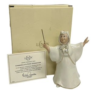 Figura Lenox Disney "Hada Madrina de Cenicienta" con Varita Mágica con Caja y Certificado de Autenticidad - Imagen 1 de 17