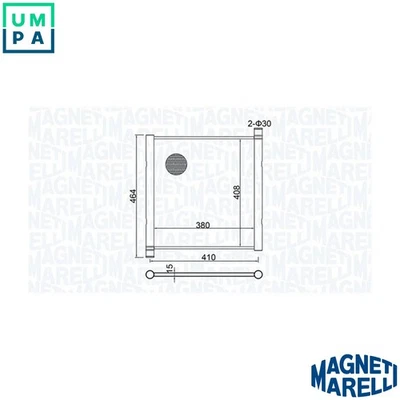 RADIATOR ENGINE COOLING 350213151900 FOR SMART FORTWO/Cabrio/HATCH/PEQUENO 1.0L - Image 1 of 4