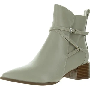 Journee Collection Womens Estelle Gray Ankle Boots 8.5 Wide (C,D,W) BHFO 6088 - Picture 1 of 3