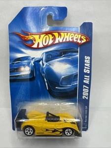 Hot Wheels Ferrari 333 SP 2007 All Stars Yellow/Black Flames Brand New - Picture 1 of 8