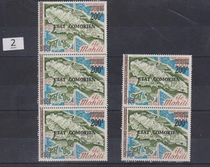 / 5X COMORES - MNH - MAP - OVERPRINT - Imagen 1 de 1