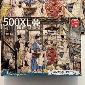Jumbo - 'The Grocer - ANTON PIECK' - 500 large Piece Jigsaw Puzzle - Complete - Picture 1 of 3