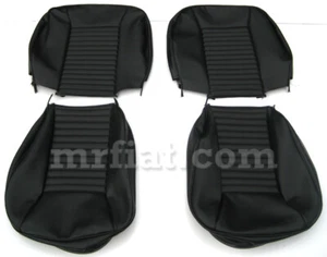 Fiat 850 Sport Coupe Black Seat Covers New - Bild 1 von 1
