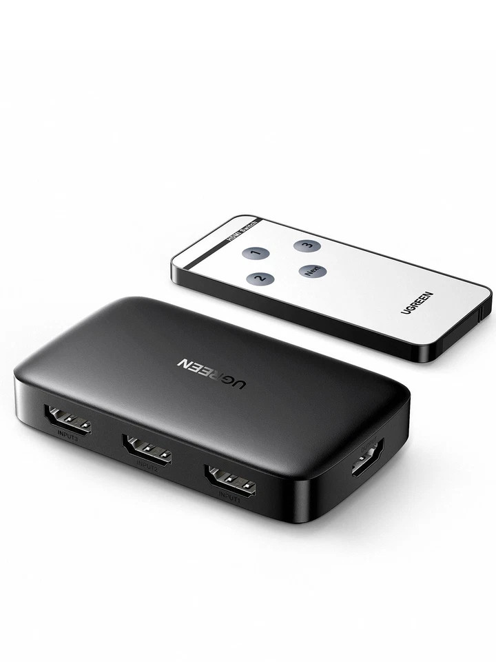 UGreen HDMI Switch 3 in 1 Out Wired 80125