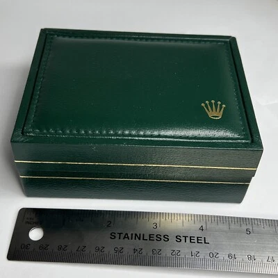 Authentic Vintage Rolex Green Watch Box 12.00.71 w/ Fabric Interior - Image 1 of 4