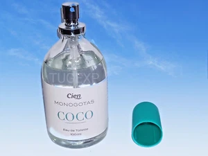 Cien Monogotas Coconut Scent Cologne Women Eau de Toilette 100 ml 3,4 Unzen Neu - Bild 1 von 3