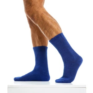 Modus Vivendi Men Socks Towel Line Versatile Cotton Sock Blue XS2011 B62 - Picture 1 of 2