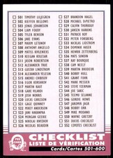 2020-21 UD O-Pee-Chee Retro Checklist #600