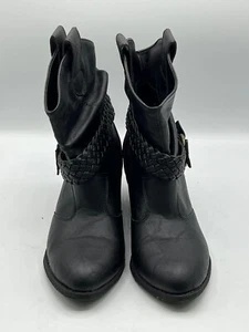 bpc Damen Stiefeletten, Schwarz, Gr. 39, Geflochtenes Detail - Bild 1 von 7