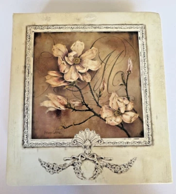 Photo Album Book Floral Hardcover Holds 400 4" x 6" Prints Photographs 100 Pages - Image 1 of 4