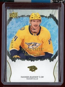 2021-22 Exquisite Collection Rookies Blue #R10 Tanner Jeannot 65/99 - Picture 1 of 2