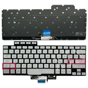 UK Backlit Keyboard For ASUS ROG Zephyrus G14 GA401 GA401I GA401IV GA401U GA401M - Picture 1 of 4