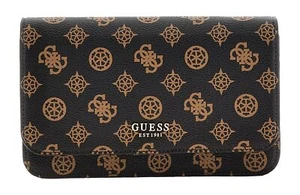 GUESS bolso bandolera Loralee Xbody Flap Organizer Mocha Logo - Imagen 1 de 4