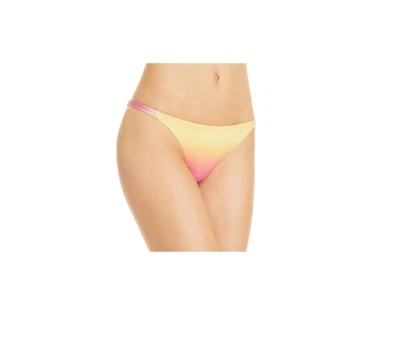 Pantalones de bikini Aqua Swim Ombré tanga cobertura inferior moderada amarillo naranja L Foto 1 de 4