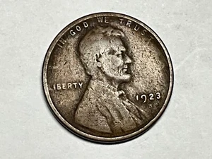 1923 S Lincoln Wheat Cent #3 - Picture 1 of 2