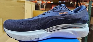 Brooks Mens Adrenaline GTS 24, Peacoat/Orange/White - Picture 1 of 6