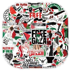 100pcs Free Palestine Stickers Freedom Vinyl Palestine Stickers - Picture 1 of 6