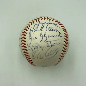 Hank Aaron 1970 Atlanta Braves Team Signed Baseball 22 Signatures PSA DNA COA - Picture 1 of 8