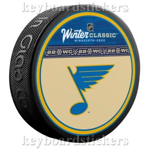 2022 DISCO DE HOCKEY CLÁSICO DE RECUERDO DE INVIERNO NHL ST. LOUIS BLUES - NUEVO - Imagen 1 de 2