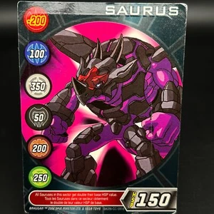 Bakugan SAURUS - HSP 150 - Metal Character Gate Card 2006 BA086-CC-SM-B - Picture 1 of 7