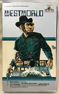 Westworld VHS Big Box - 1973 Yul Brynner MGM/UA MV600097 - Imagen 1 de 9