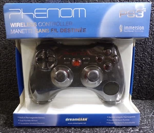 DREAMGEAR DGPS3-3846 Playstation3 Phenom Wireless Controller Rubberized Black - Picture 1 of 4