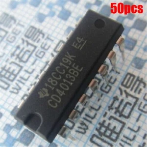 50Pcs CD4013 4013 Cmos Dip Ic New ia - Bild 1 von 2