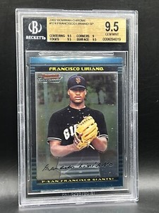 2002 Bowman Chrome Francisco Liriano Rookie BGS 9.5 GEM MINT Giants RC #174