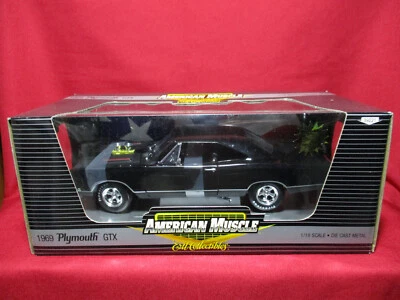 1:18 Scale 1969 Plymouth GTX Belvedere Hemi Mopar American Muscle Ertl Model Car - Image 1 of 3