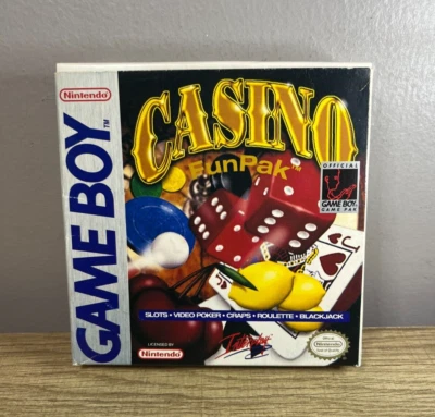 Casino FunPak - Nintendo Game Boy - 1993 - with Box & Manual - Image 1 of 4