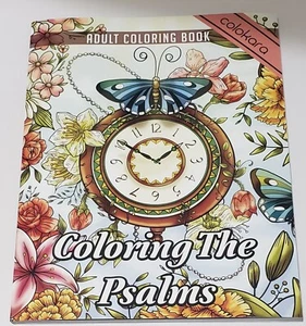 Coloring The Psalms Adult Christian Coloring Book - Imagen 1 de 1