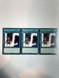 yugioh double summon common 3x ego1-en027 playset EGO1 - Picture 1 of 1