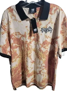 Polo Tie Dye Gris59 Manga Corta Talla L Nuevo Con Etiquetas - Imagen 1 de 2