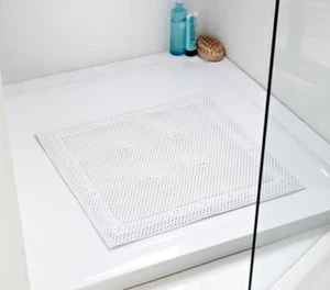 BELDRAY THICK CUSHIONED SUCTION NON SLIP BATH SHOWER MAT 52cm X 52cm - Picture 1 of 3