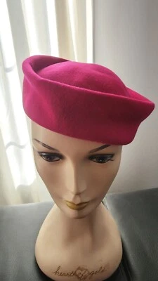 Sombrero boina vintage Lancaster 100 % lana - fieltro para mujer Foto 1 de 4