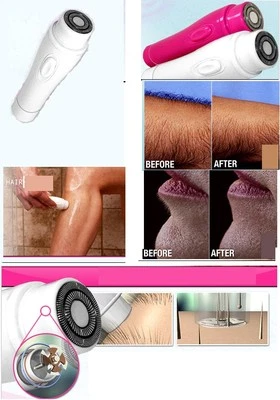 Ultra Silent Ladies Hair Remover Electric Bikini ,Legs , Face Mini Rotary Shaver