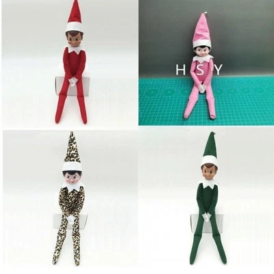 2025 Navidad En El Estante Navidad Peluche Elfo Muñeca Juguete Navidad Tradición Muñeca